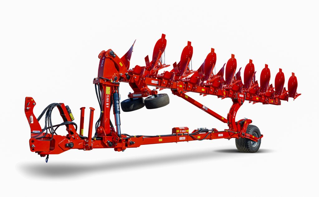 Semi-mounted plough